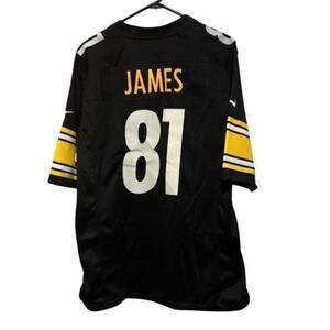 Pittsburgh Steelers 81 Jesse James Size Men’s Large Nike On-Field Jersey